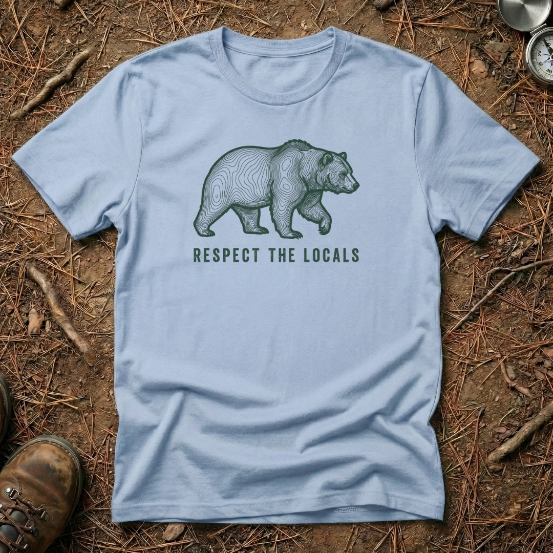 Respect The Locals Bear T-Shirt