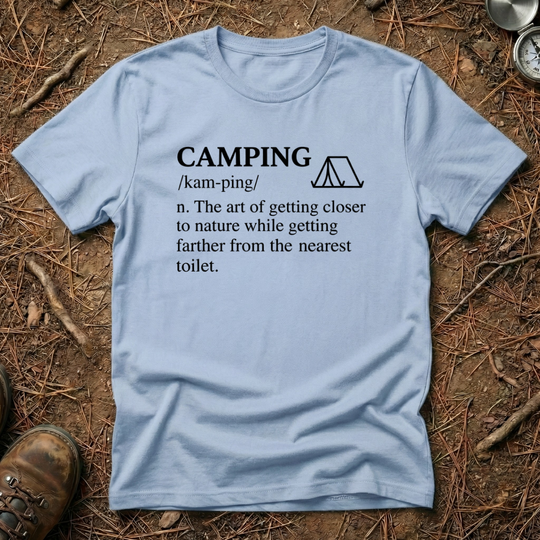 Camping Definition Minimalist T-Shirt