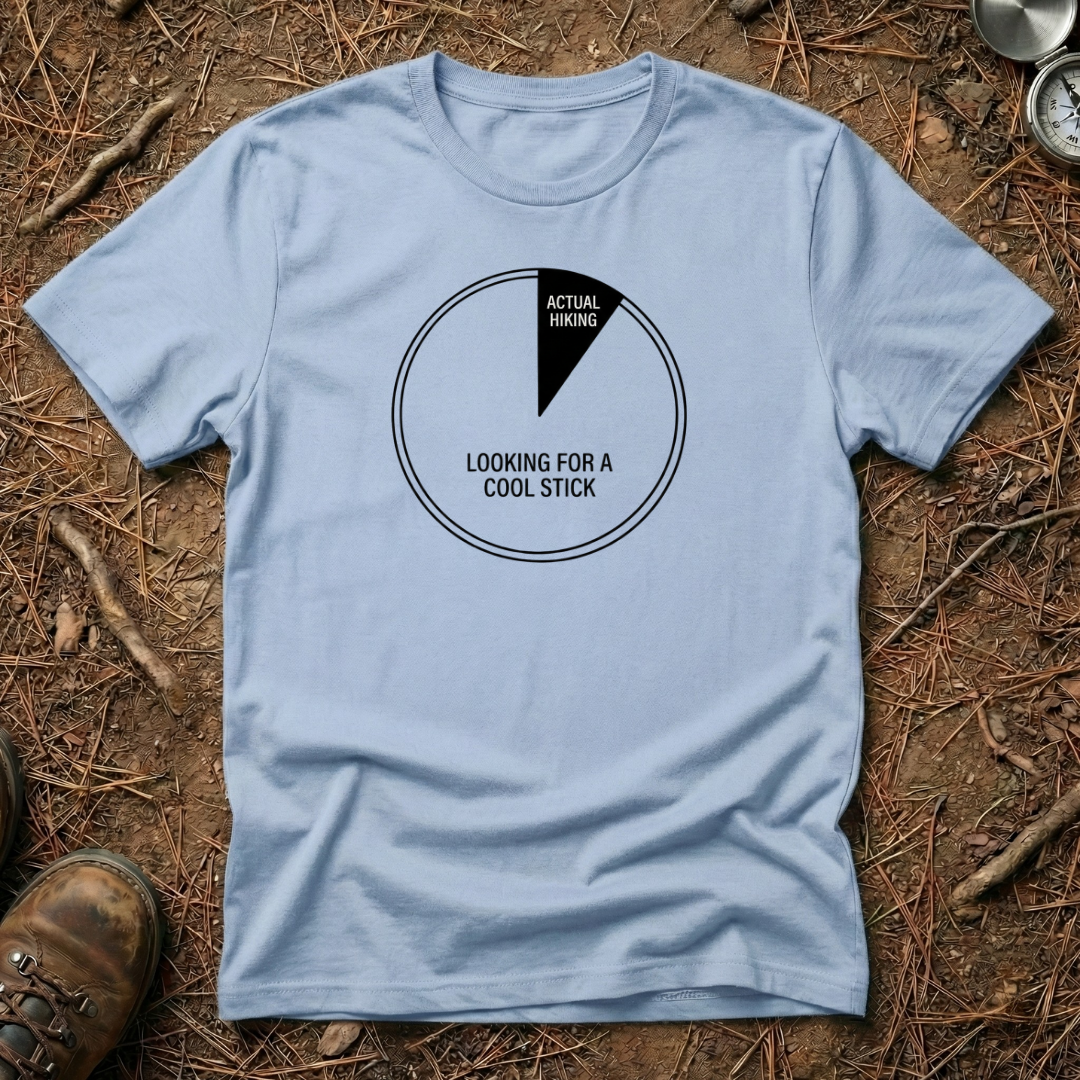 Looking For A Stick Pie Graph T-Shirt