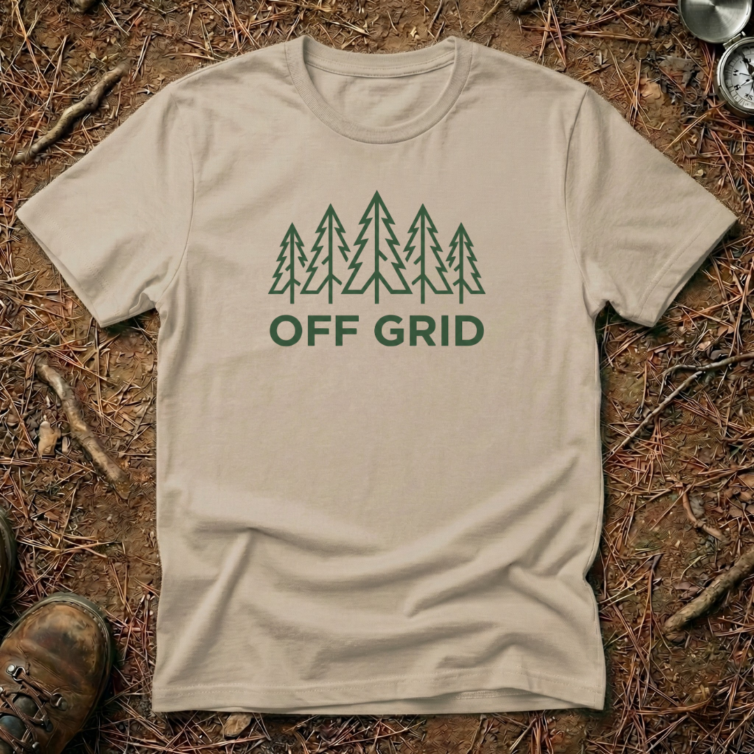 Off Grid Forest Trees T-Shirt