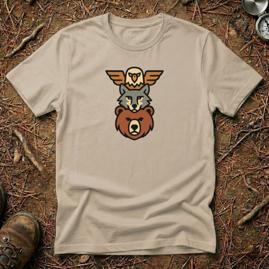 Eagle, Wolf, Bear Totem Tee