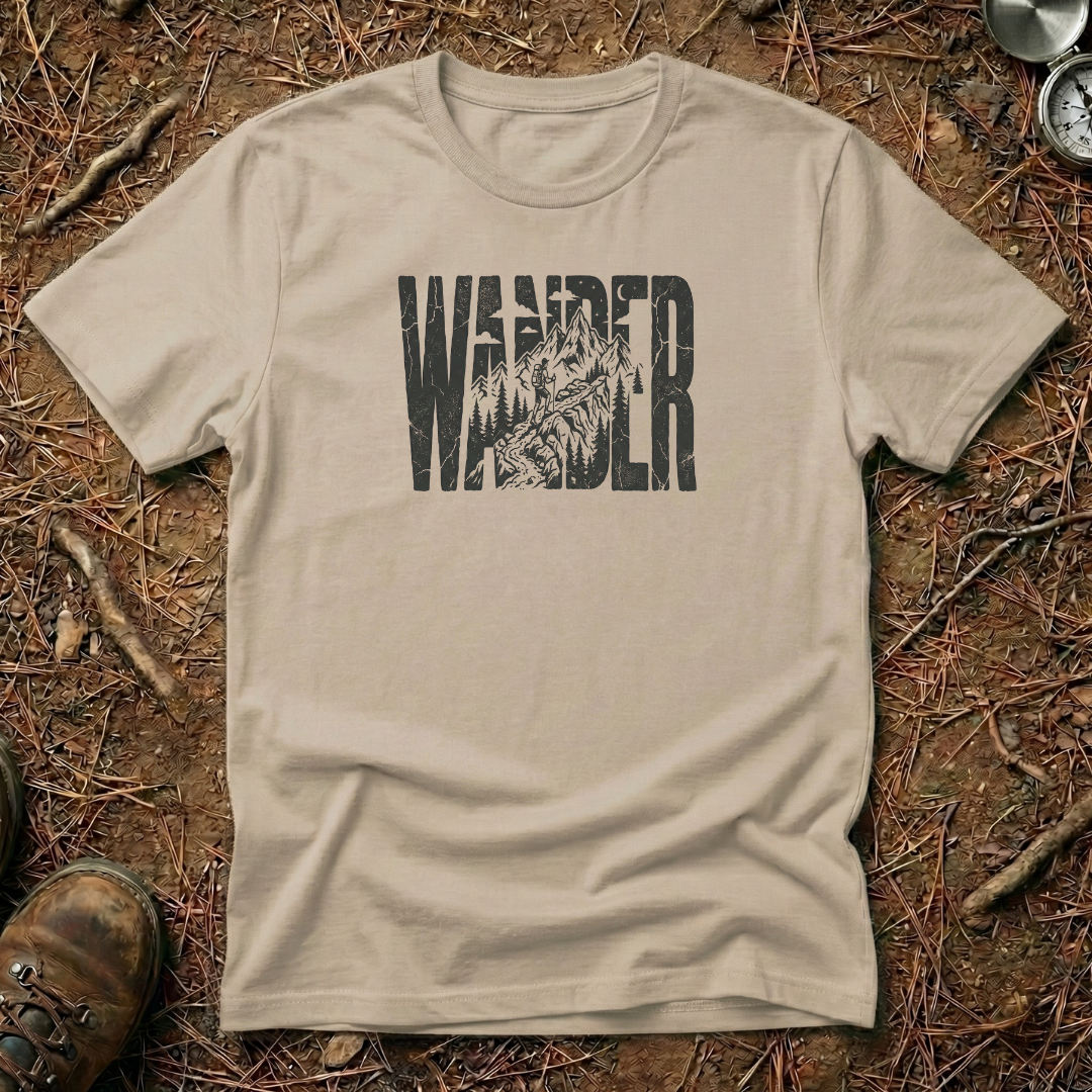 Bold Wander, Hiking Through the Mountains T-Shirt