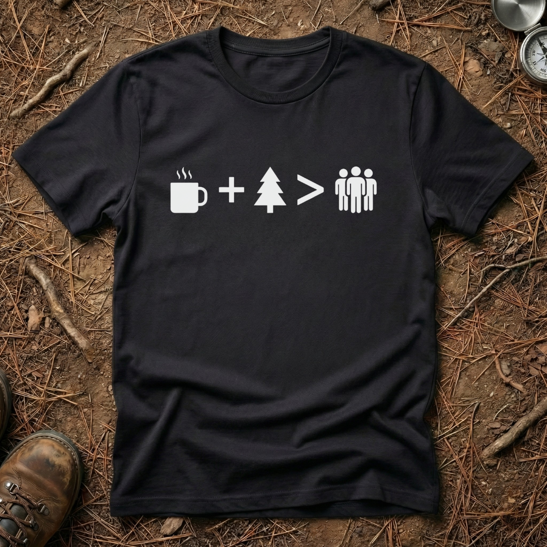 Coffee + Nature > People Minimalist T-Shirt