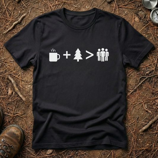 Coffee + Nature > People Minimalist T-Shirt