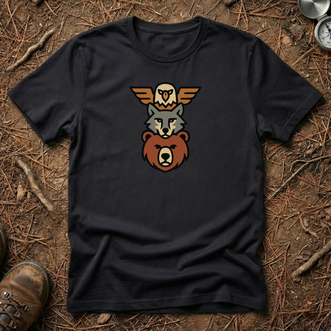 Eagle, Wolf, Bear Totem Tee