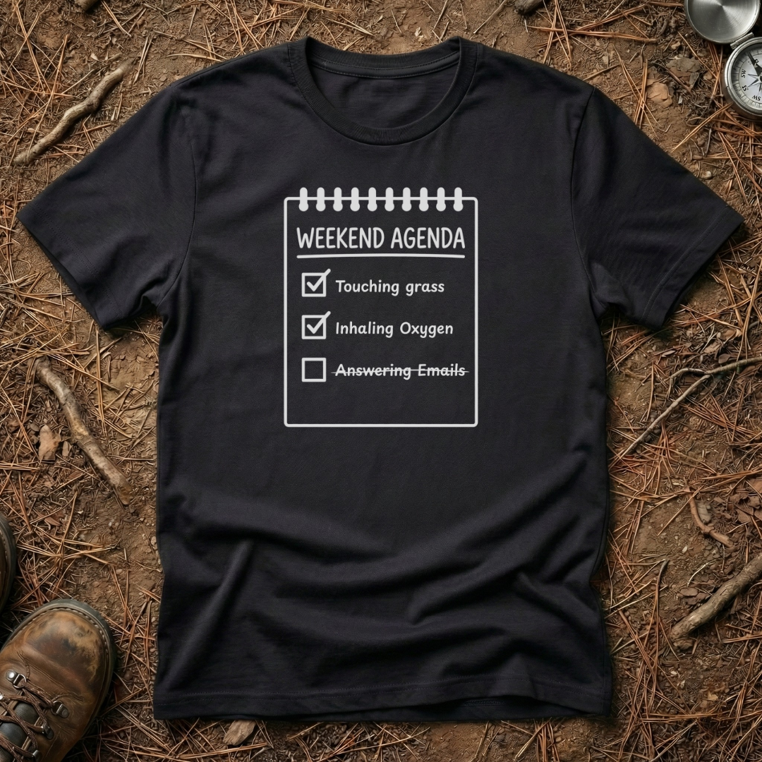 Weekend Agenda Checklist T-Shirt