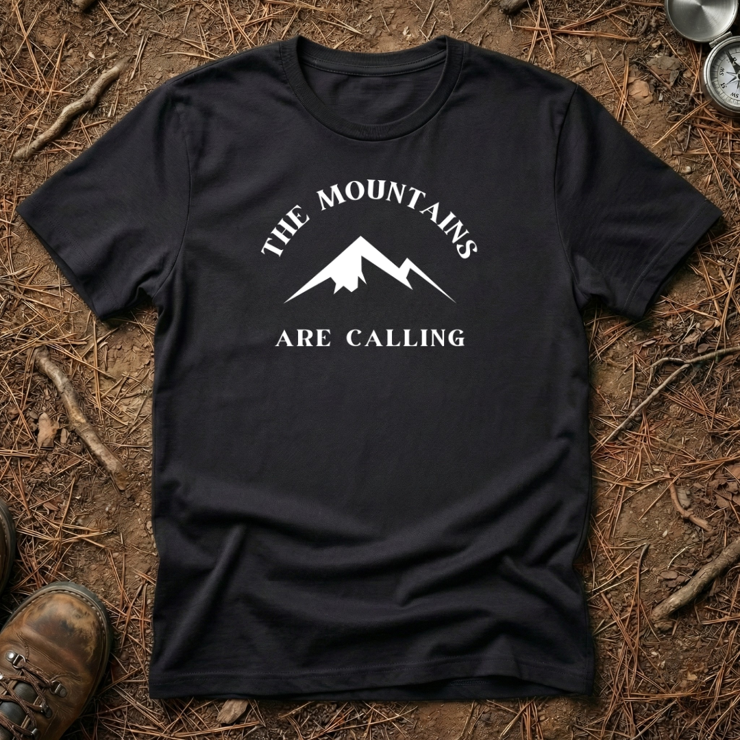 The Mountains Are Calling Minimalist Tee