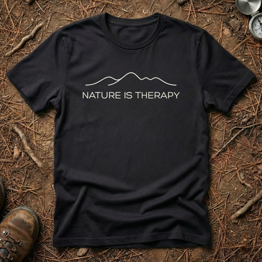 Nature Is Therapy Minimalist T-Shirt