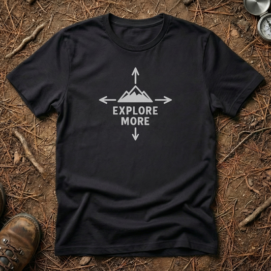 Explore More Mountain Compass Tee