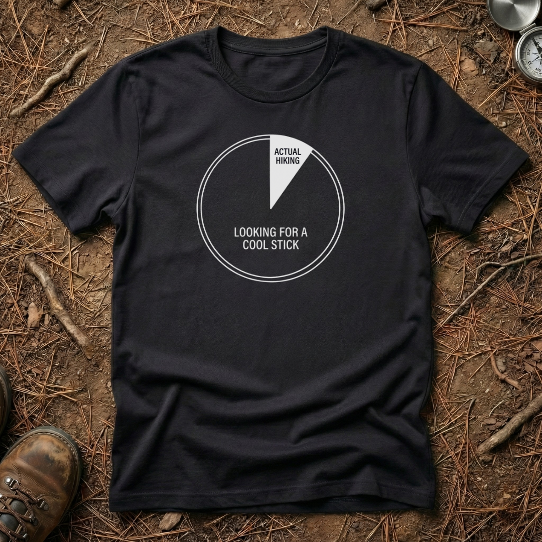 Looking For A Stick Pie Graph T-Shirt