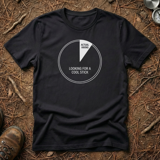 Looking For A Stick Pie Graph T-Shirt