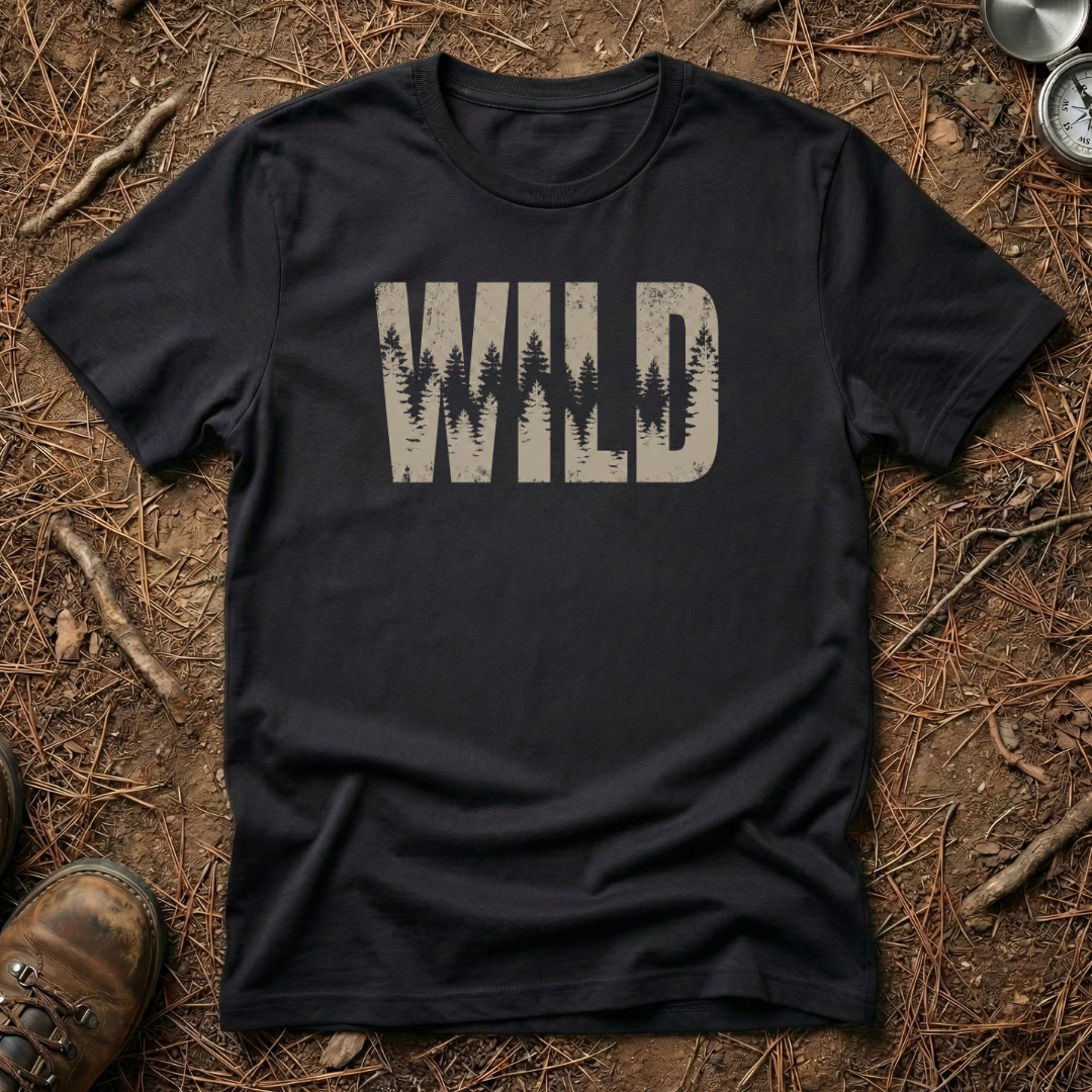 WILD Distressed T-Shirt