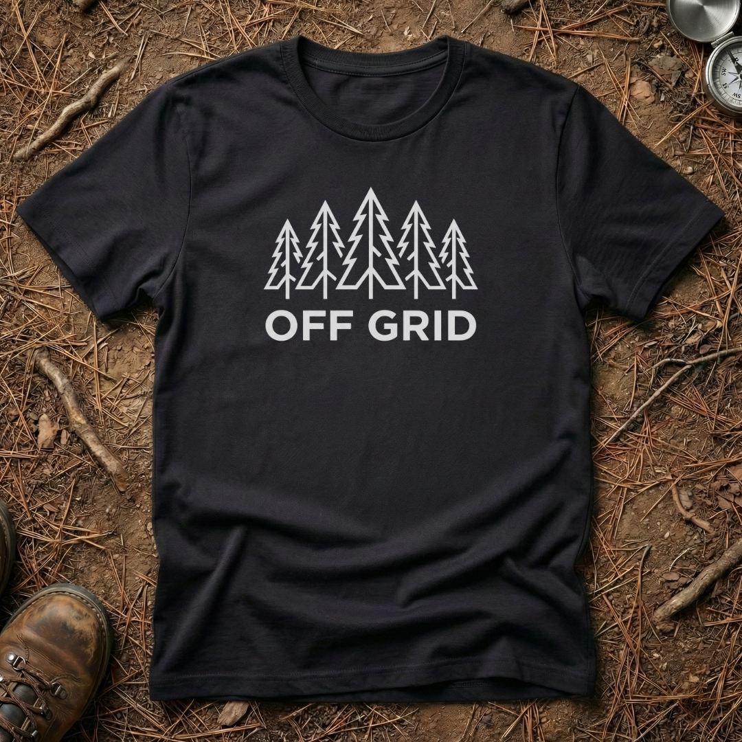 Off Grid Forest Trees T-Shirt