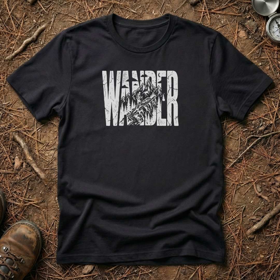 Bold Wander, Hiking Through the Mountains T-Shirt