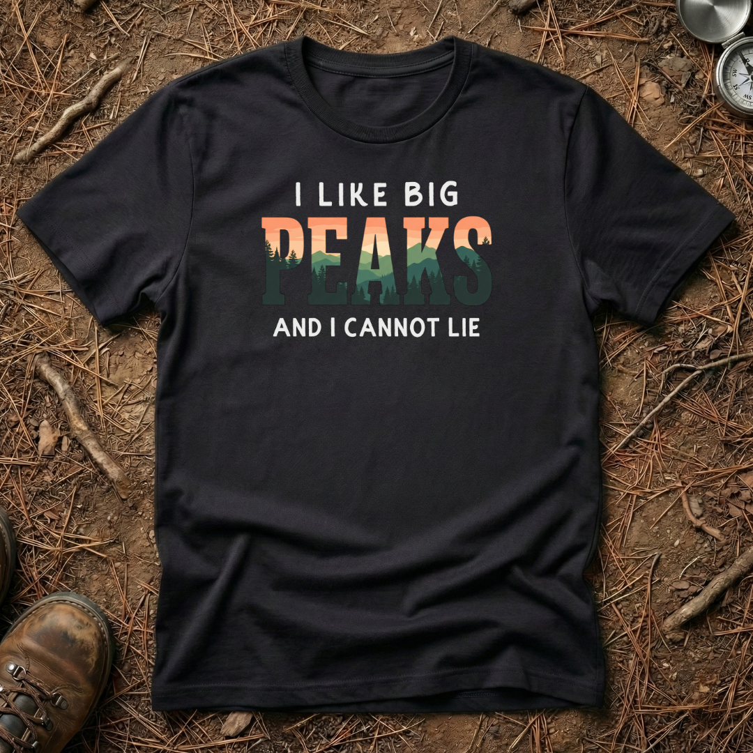 I Like Big Peaks Mountain Range T-Shirt