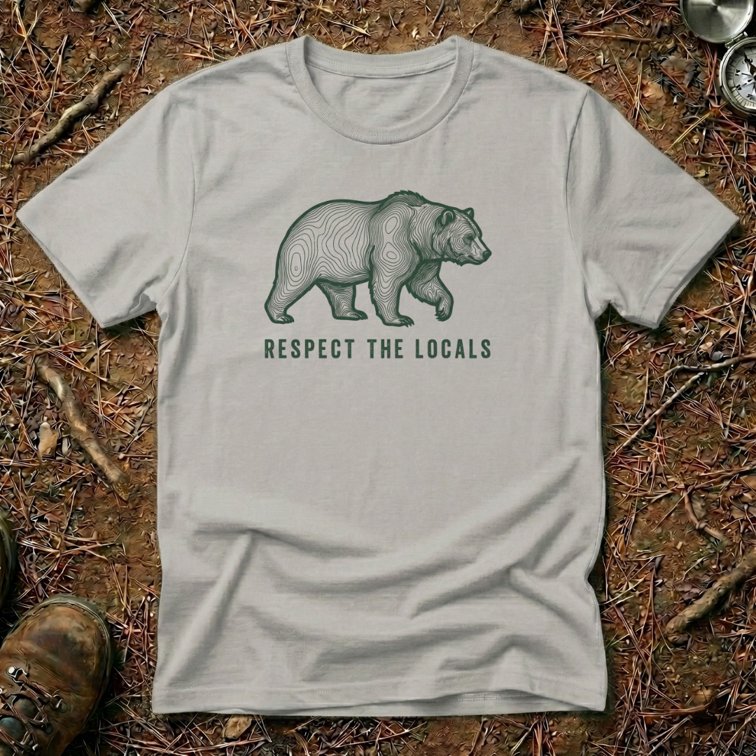 Respect The Locals Bear T-Shirt