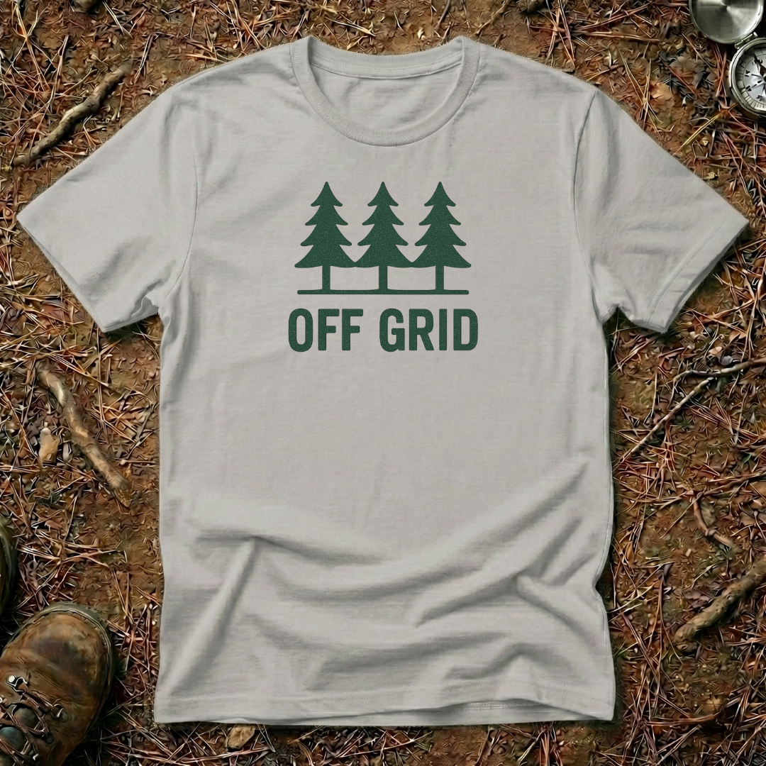 Vintage Minimalist Off Grid Pine Trio Tee