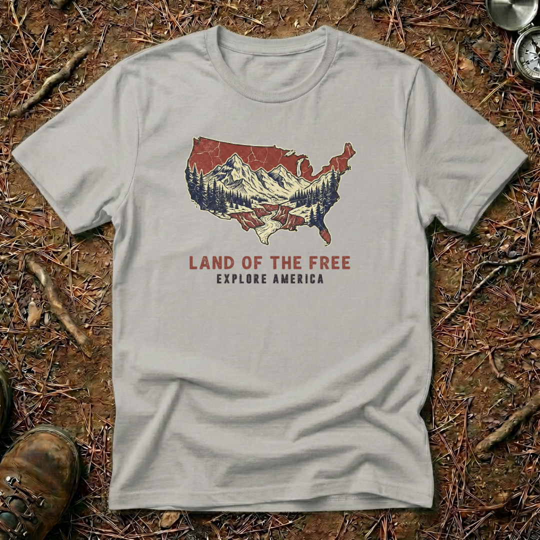 Land of the Free, Explore America T-Shirt