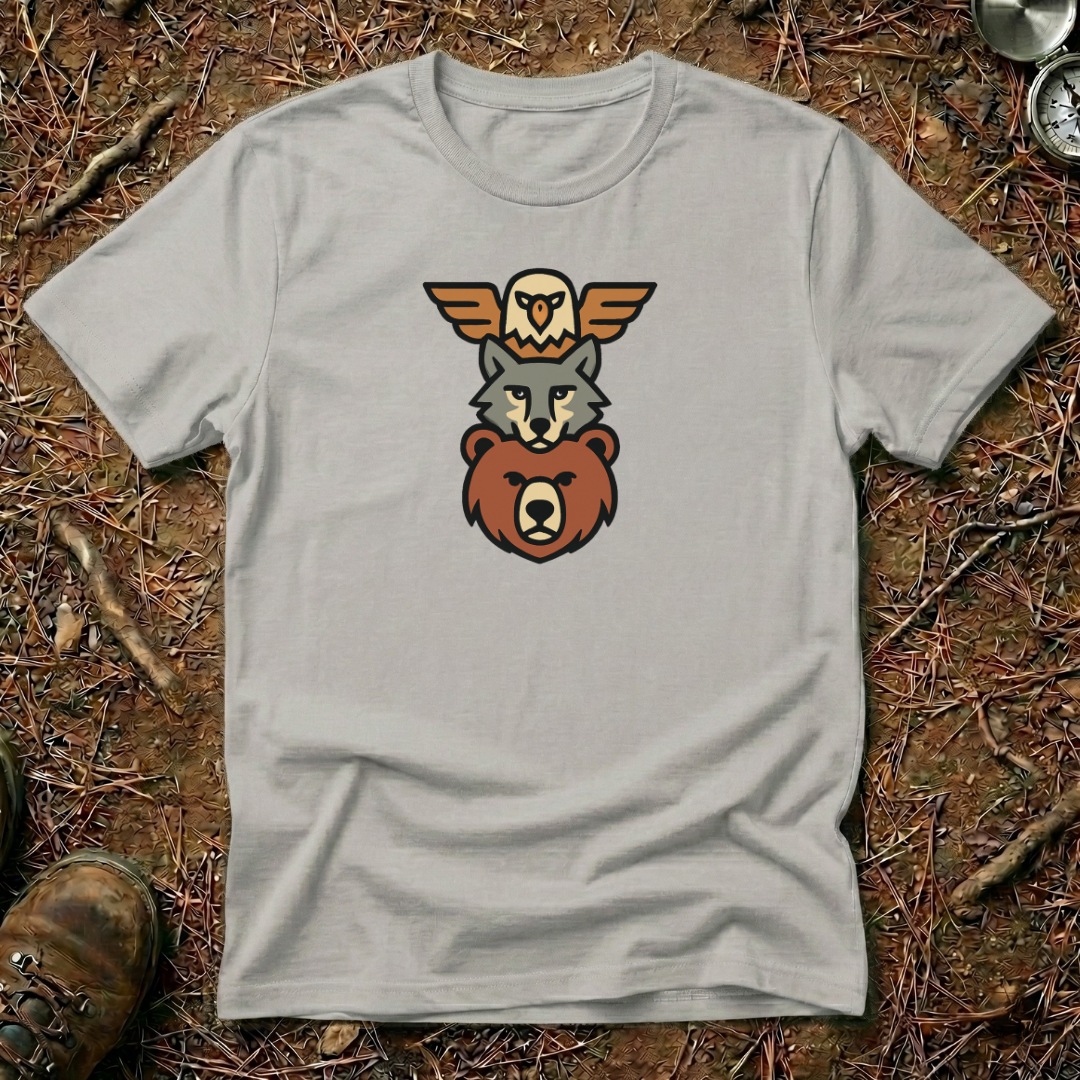 Eagle, Wolf, Bear Totem Tee