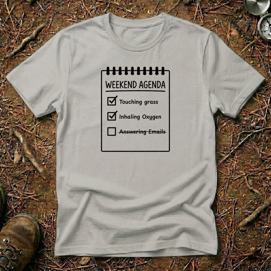 Weekend Agenda Checklist T-Shirt