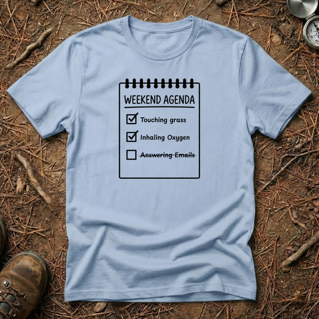 Weekend Agenda Checklist T-Shirt