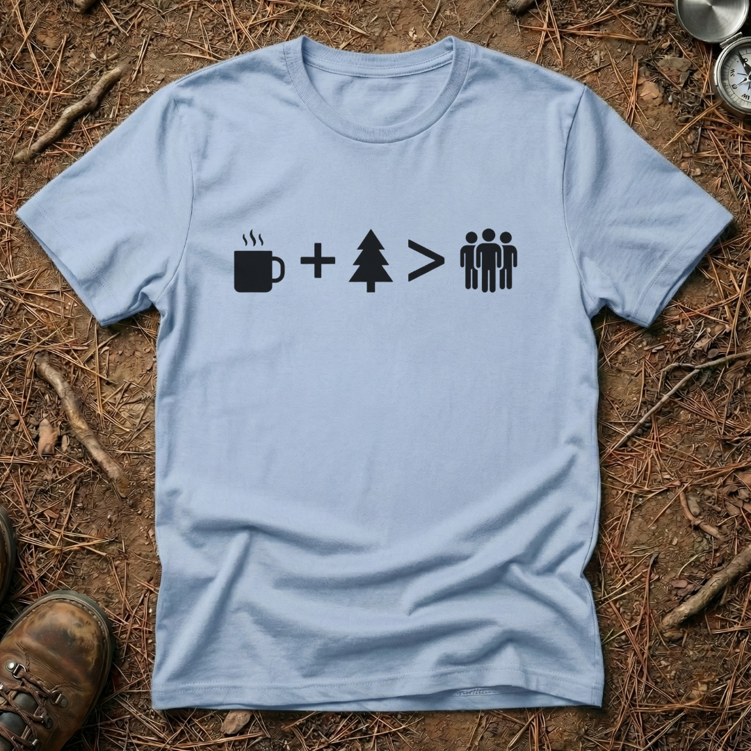 Coffee + Nature > People Minimalist T-Shirt