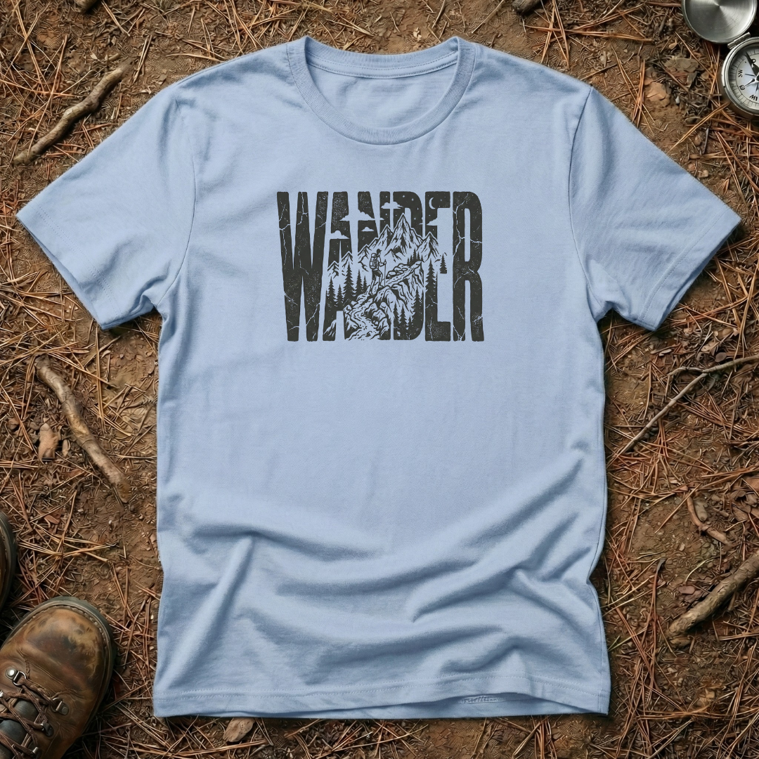 Bold Wander, Hiking Through the Mountains T-Shirt