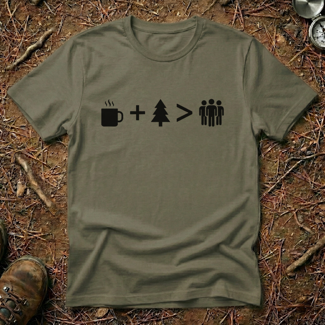 Coffee + Nature > People Minimalist T-Shirt