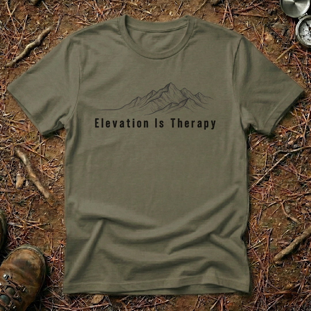Elevation is Therapy Minimalist T-Shirt
