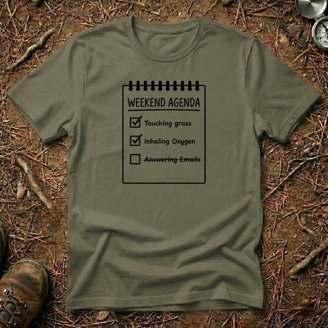 Weekend Agenda Checklist T-Shirt