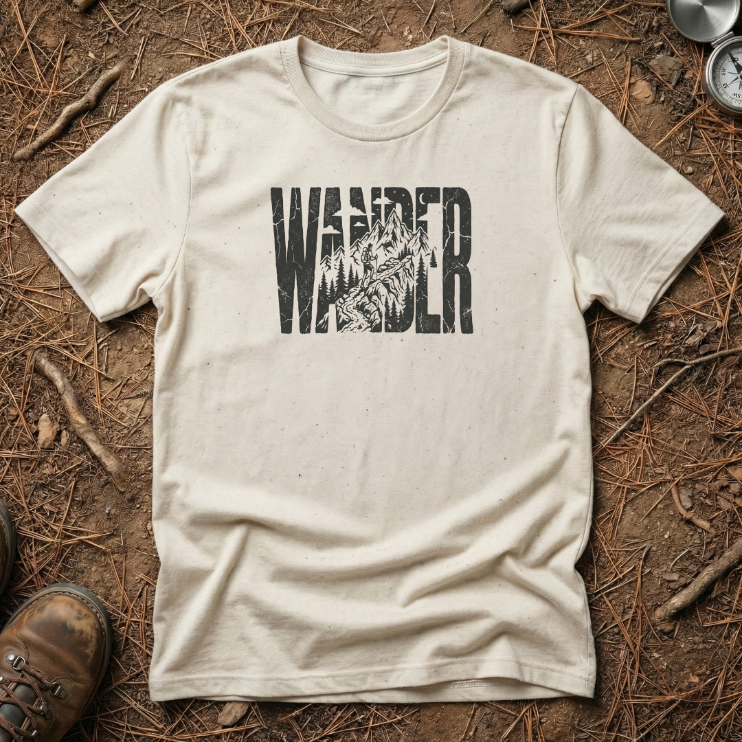 Bold Wander, Hiking Through the Mountains T-Shirt