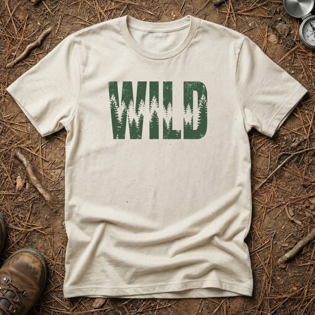 WILD Distressed T-Shirt