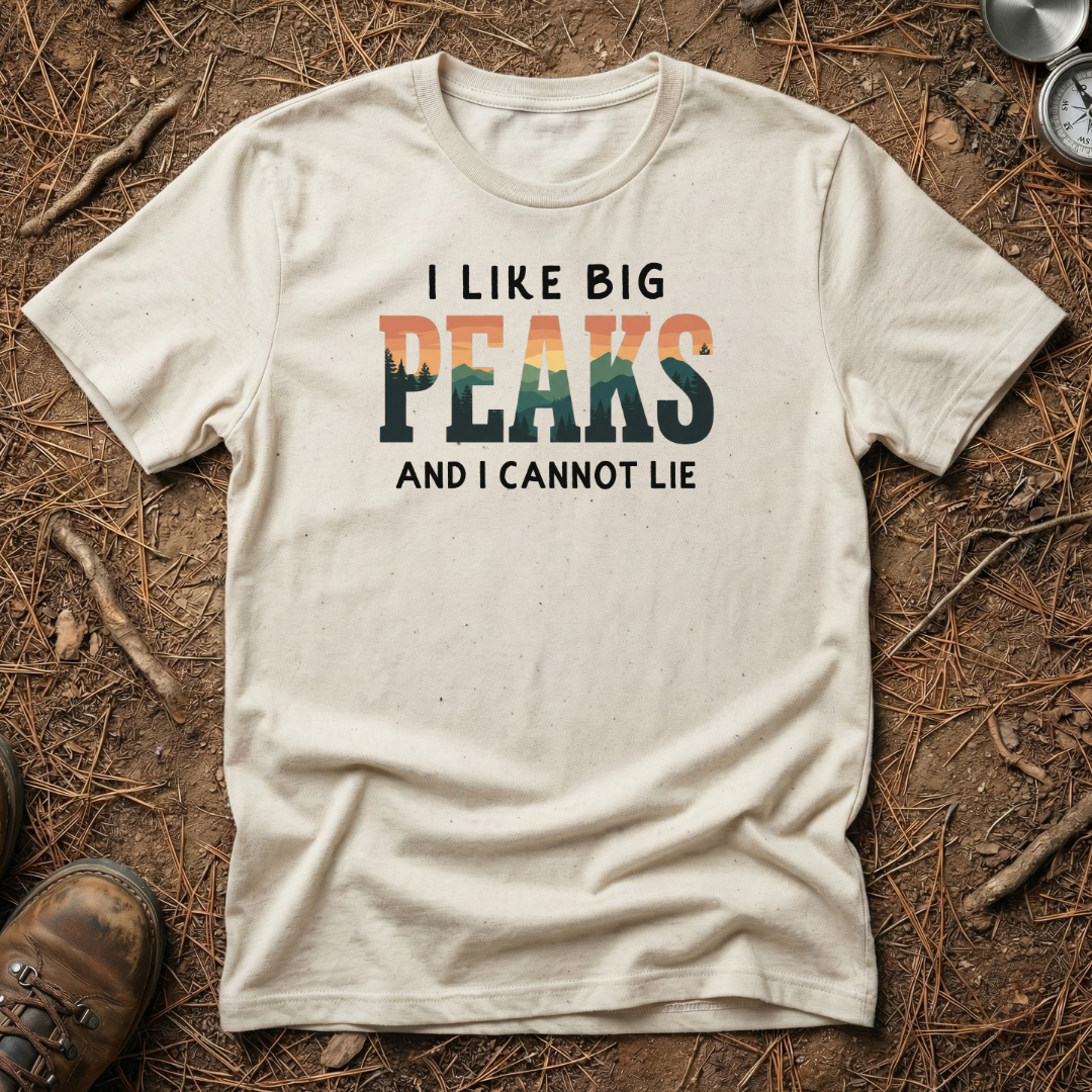 I Like Big Peaks Mountain Range T-Shirt