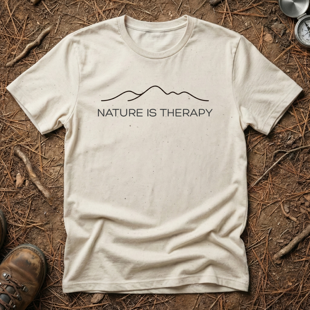 Nature Is Therapy Minimalist T-Shirt