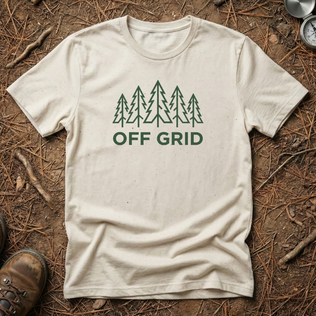 Off Grid Forest Trees T-Shirt
