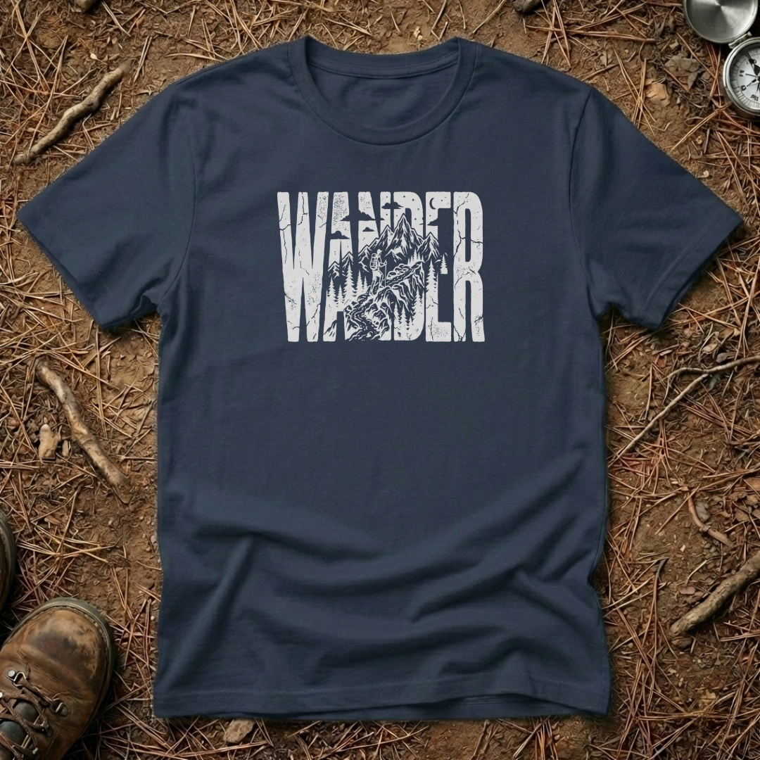Bold Wander, Hiking Through the Mountains T-Shirt
