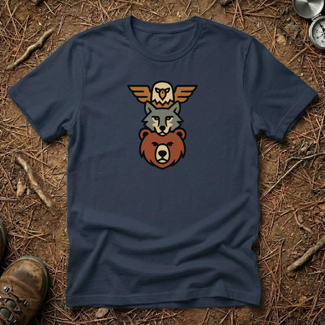 Eagle, Wolf, Bear Totem Tee