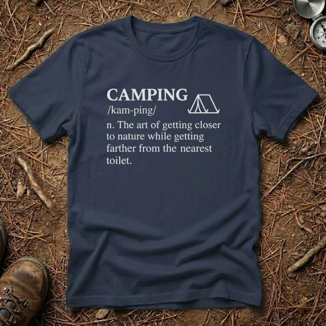 Camping Definition Minimalist T-Shirt