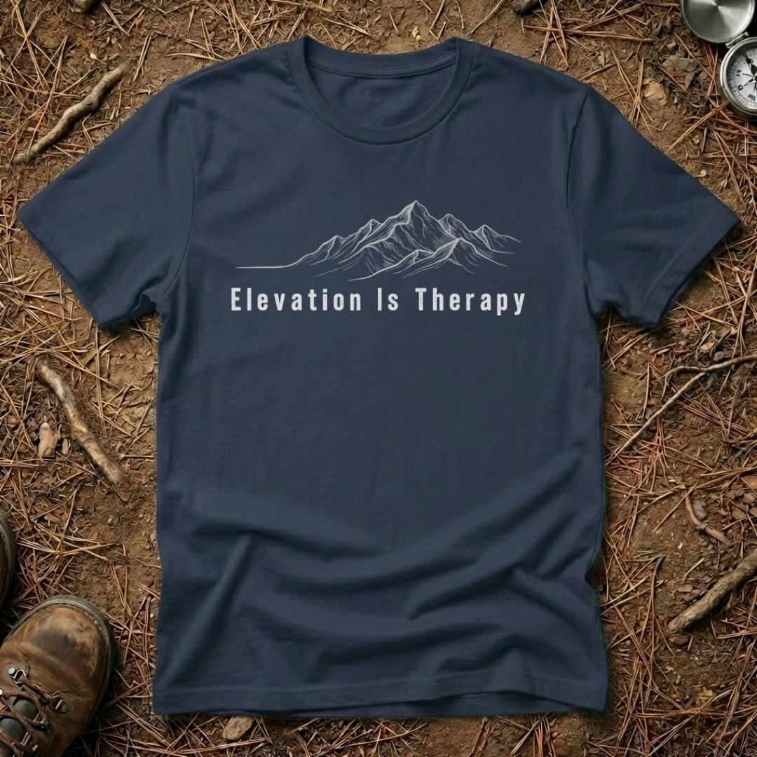Elevation is Therapy Minimalist T-Shirt