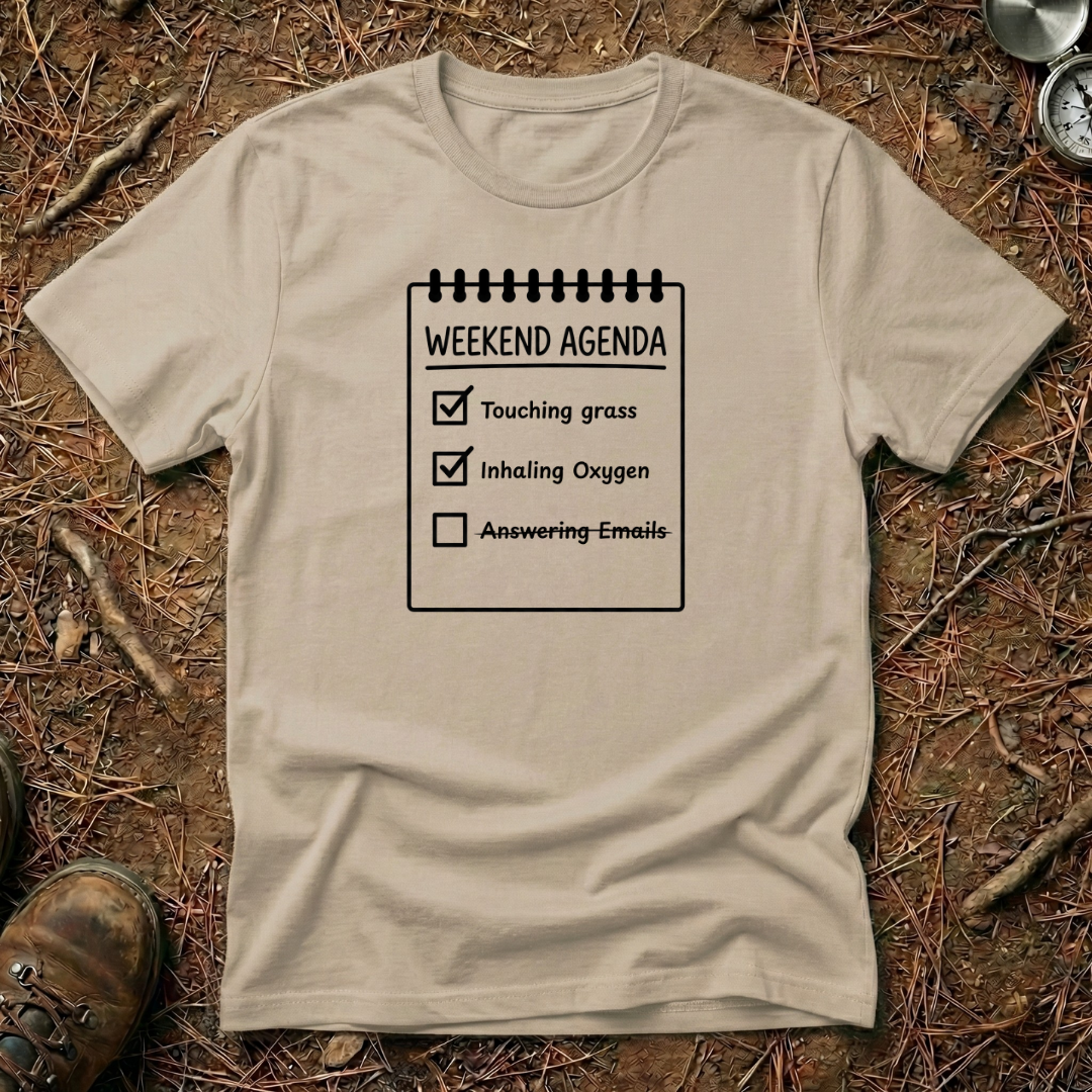 Weekend Agenda Checklist T-Shirt