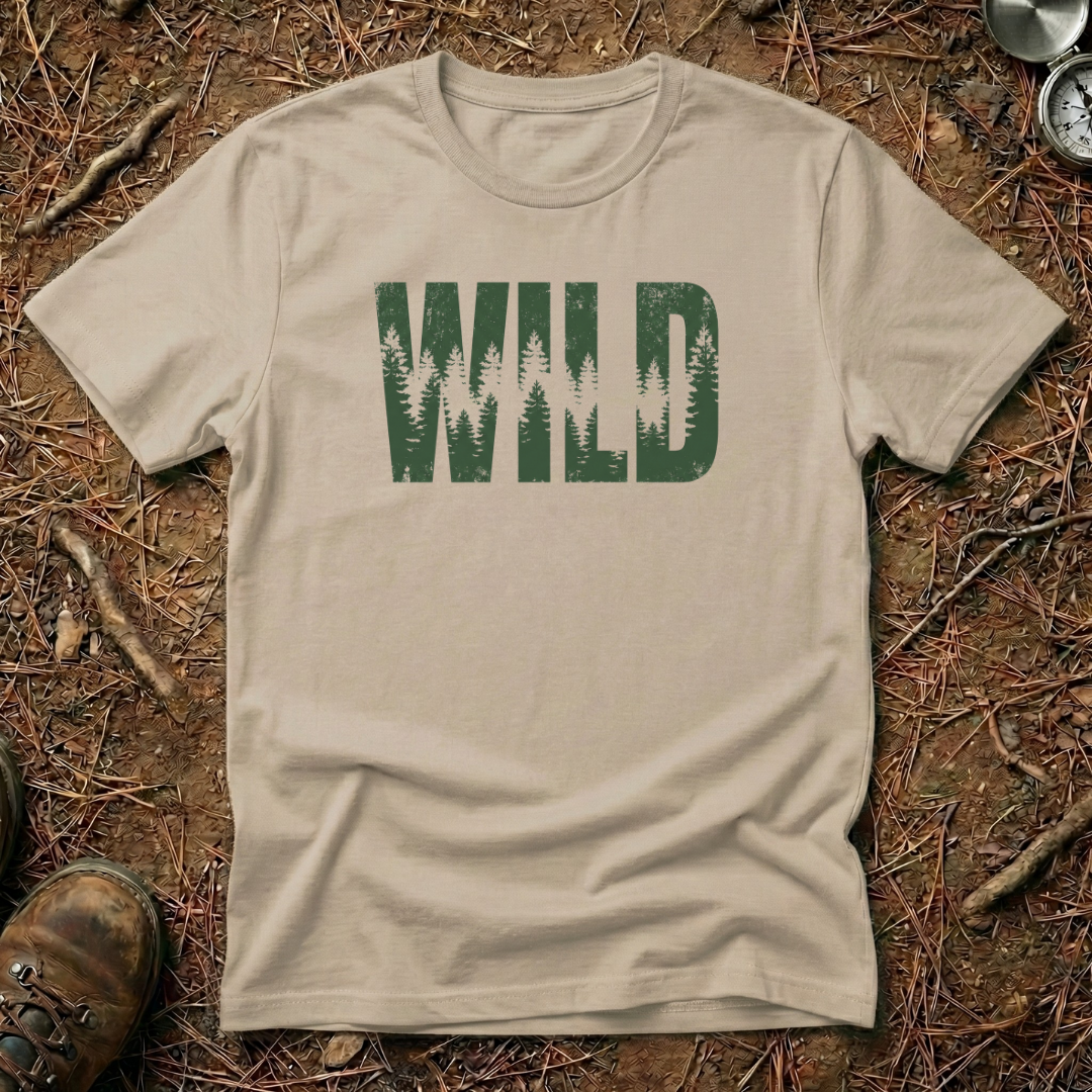 WILD Distressed T-Shirt