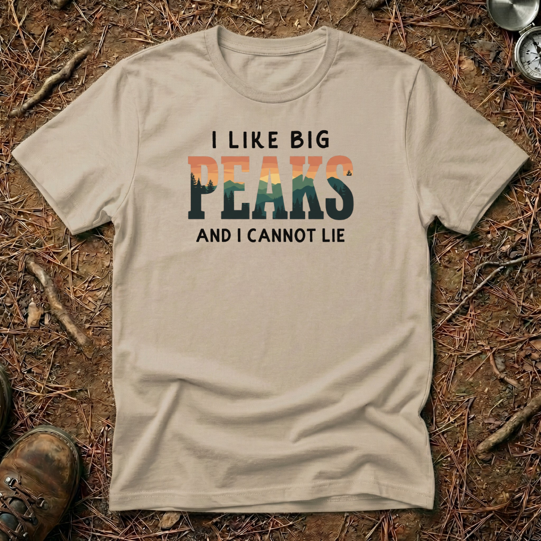 I Like Big Peaks Mountain Range T-Shirt