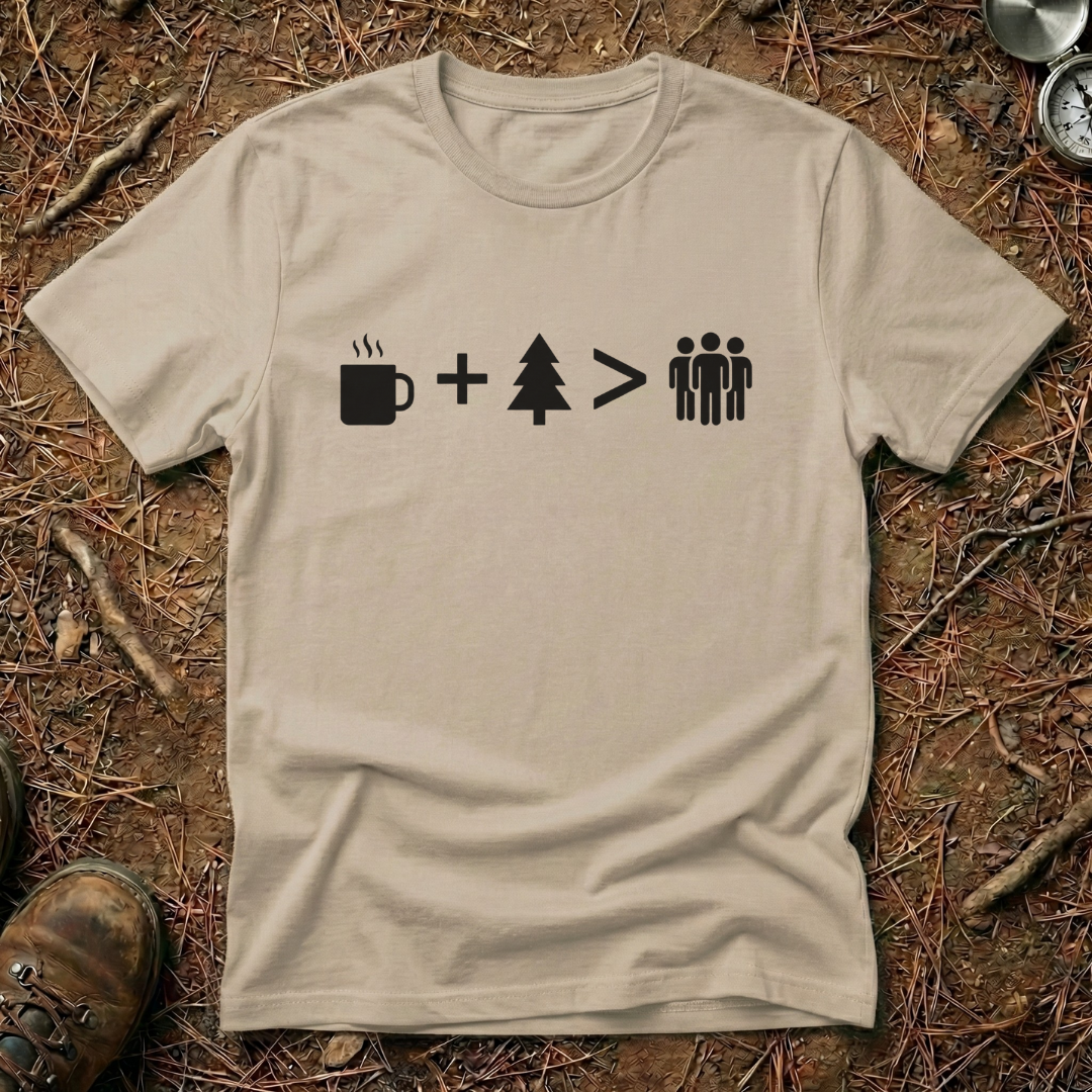 Coffee + Nature > People Minimalist T-Shirt