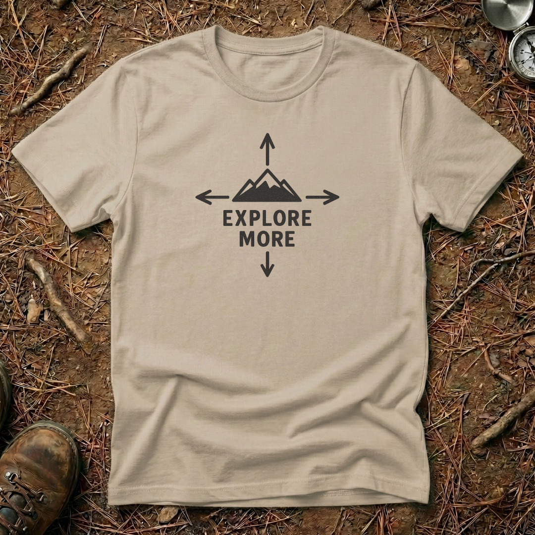 Explore More Mountain Compass Tee