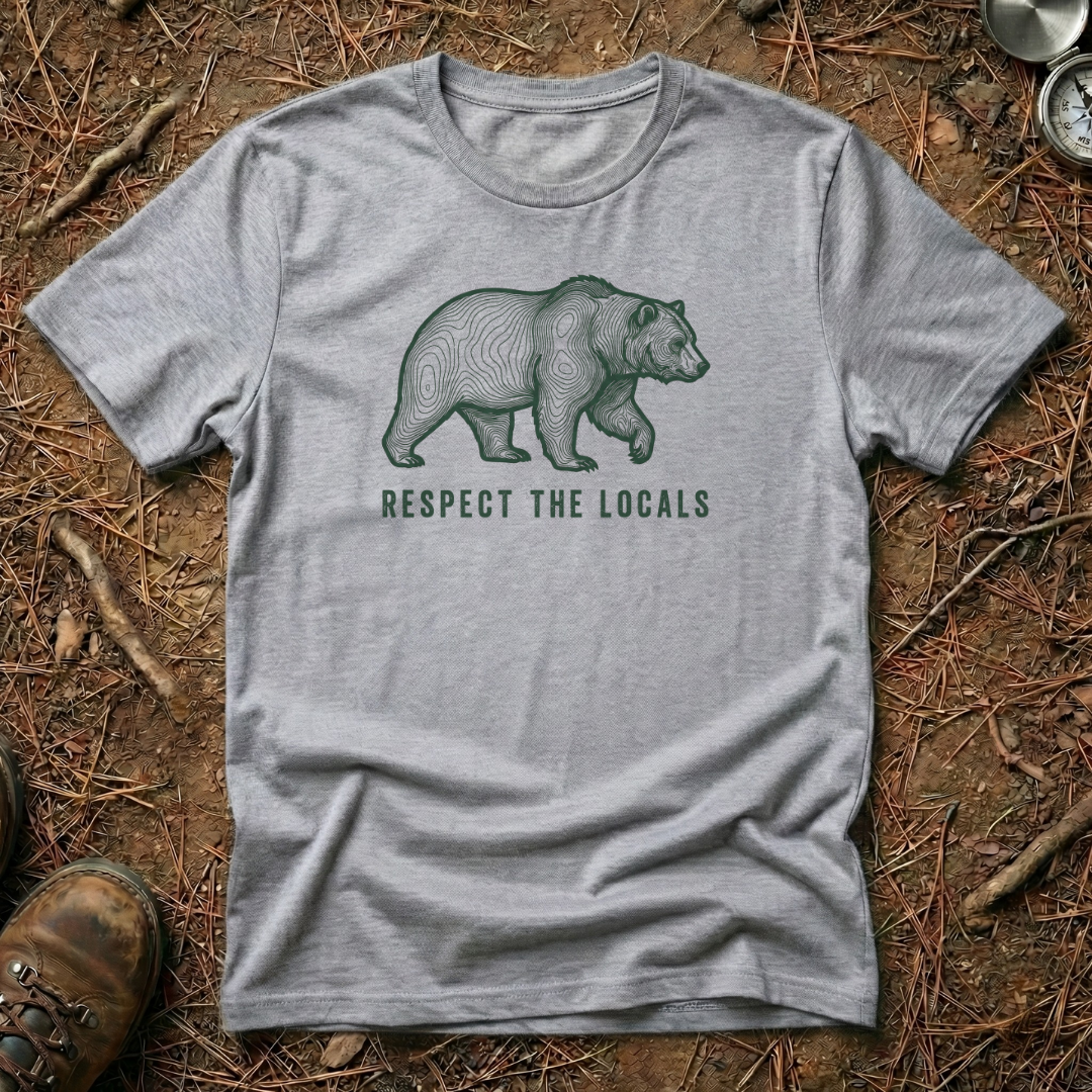 Respect The Locals Bear T-Shirt