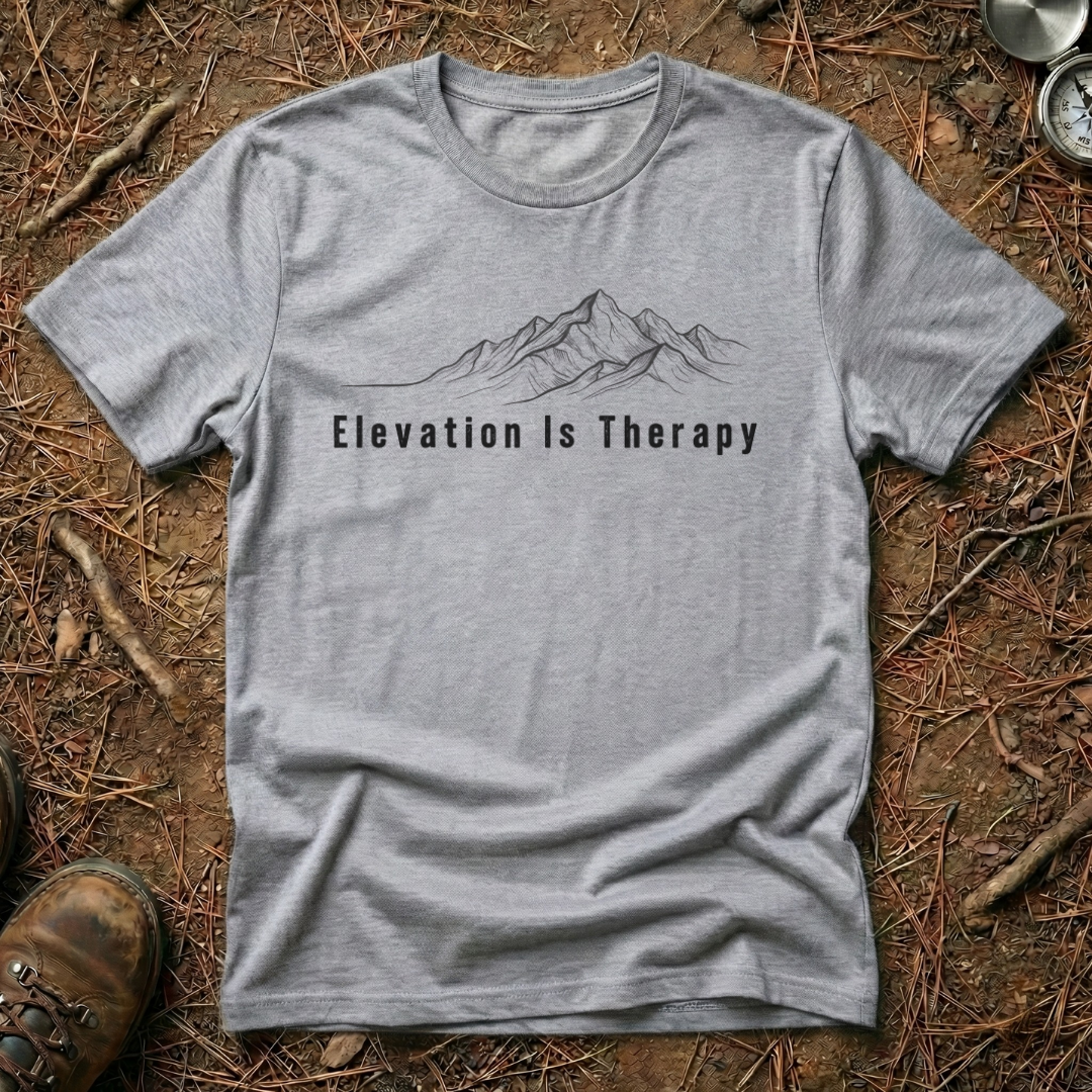 Elevation is Therapy Minimalist T-Shirt