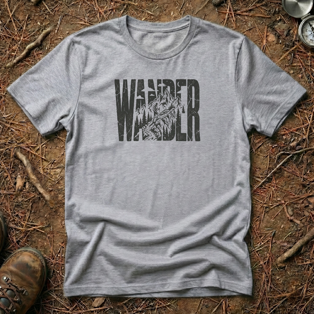 Bold Wander, Hiking Through the Mountains T-Shirt
