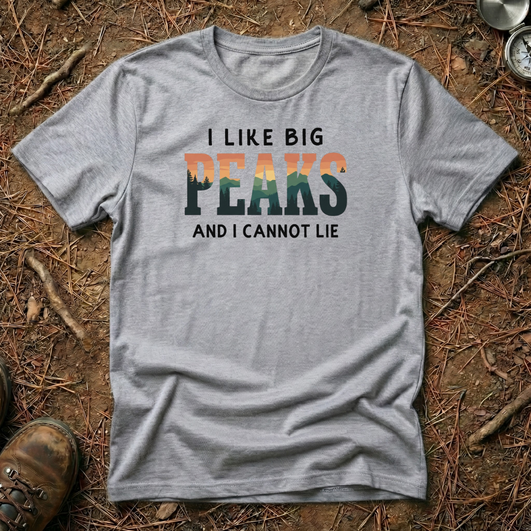 I Like Big Peaks Mountain Range T-Shirt