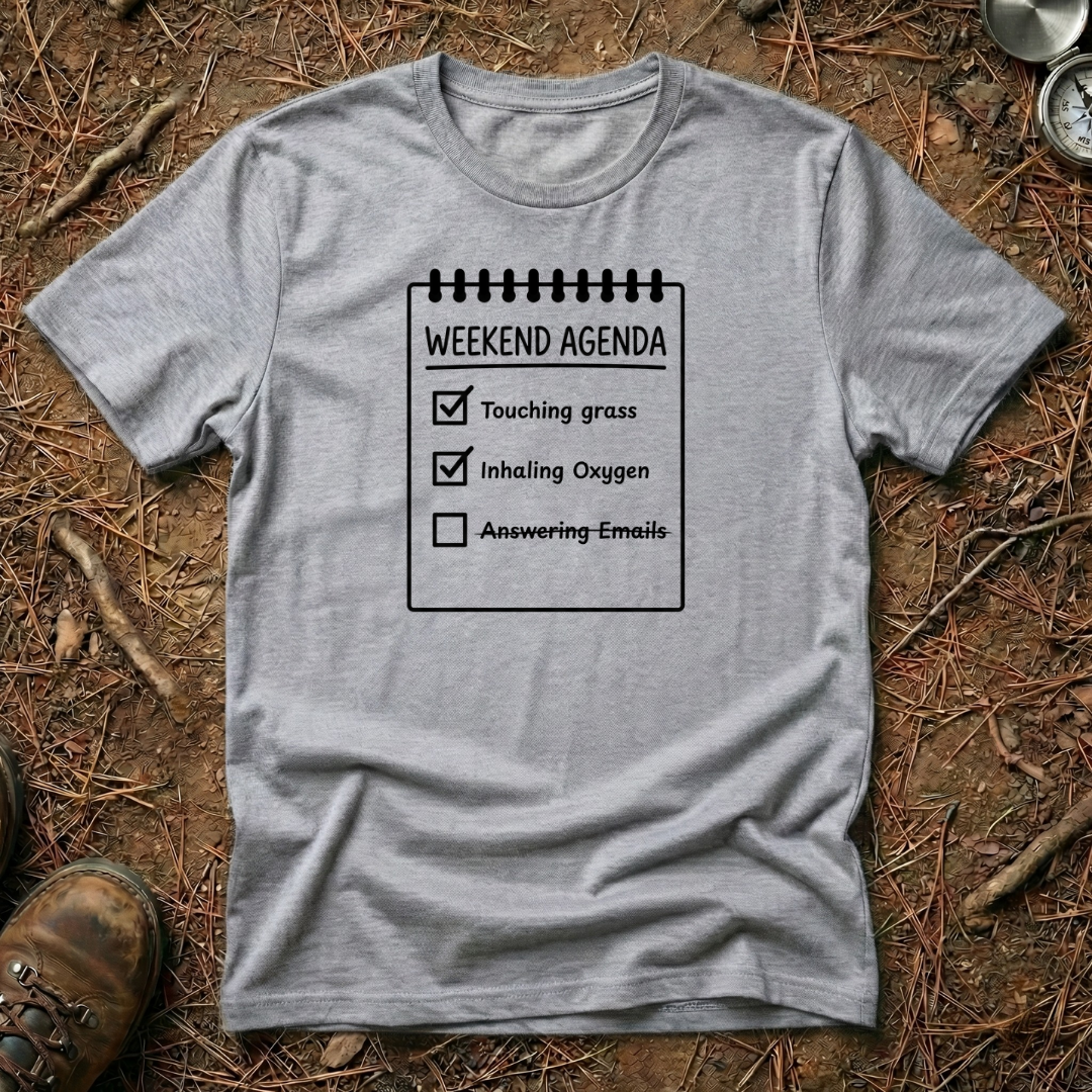 Weekend Agenda Checklist T-Shirt