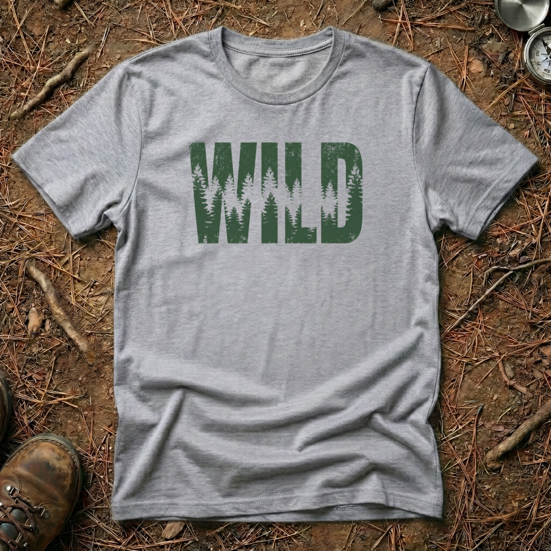 WILD Distressed T-Shirt